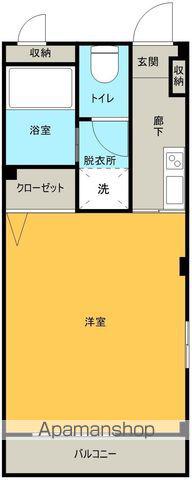 フォブールサクセス(1K/2階)の間取り写真
