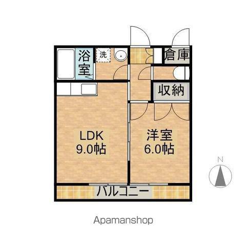 セントーレアⅢ(1LDK/2階)の間取り写真