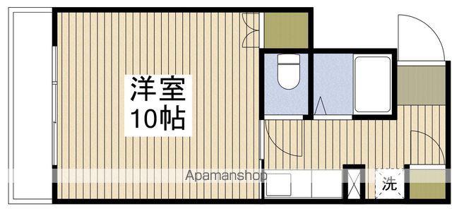 グランティ新潟(1K/5階)の間取り写真