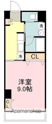 第3ジーオンビル(1K/3階)の間取り写真