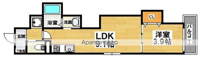 CORALLO あびこ(1LDK/1階)の間取り写真
