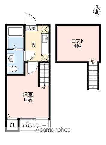 アラモード鳥飼(1K/1階)の間取り写真