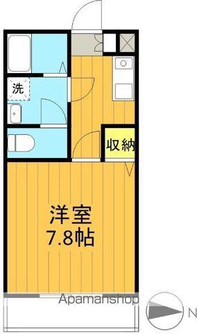 安積サンシャイン(1K/5階)の間取り写真