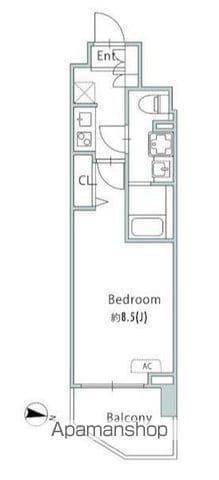 GRANPASEO青砥(1K/11階)の間取り写真