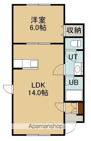 メゾンKAITOⅡ(1LDK/2階)の間取り写真