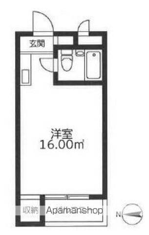 ラ・レジダンス・ド・アルボレ(ワンルーム/5階)の間取り写真