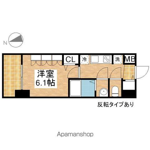 プレサンス上前津ディアシス(1K/3階)の間取り写真