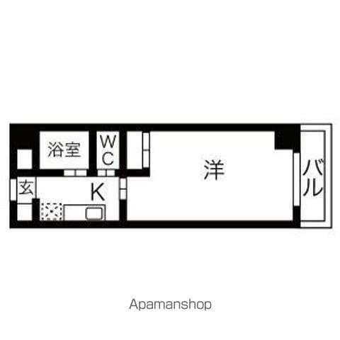 Lアーバン21(1K/3階)の間取り写真