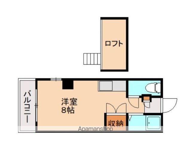 LA BRILLER香椎参道(ワンルーム/2階)の間取り写真