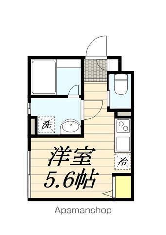 サンクレール柏(ワンルーム/3階)の間取り写真