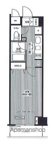 ステラメゾン荻窪(1K/3階)の間取り写真