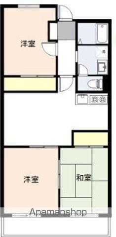 第5千代田マンション(3DK/3階)の間取り写真