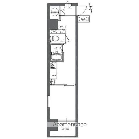 ライオンズマンション今池(ワンルーム/1階)の間取り写真