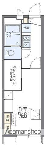 レオパレスドマーニ サルーテ(1K/2階)の間取り写真