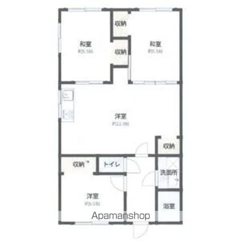 サンハイツいずみ(3LDK/2階)の間取り写真