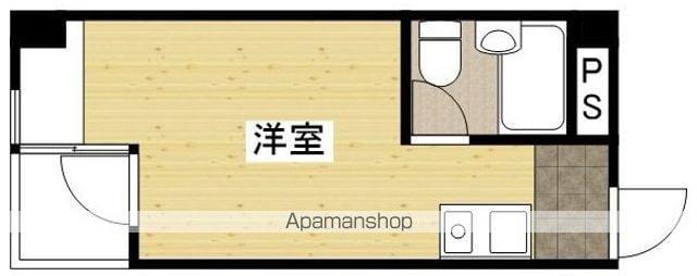 アルティメイトBUILDG.今町(ワンルーム/4階)の間取り写真