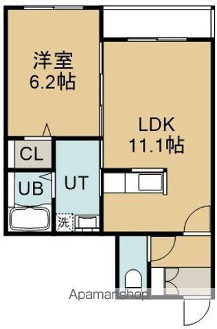 トルネラパージュ(1LDK/1階)の間取り写真