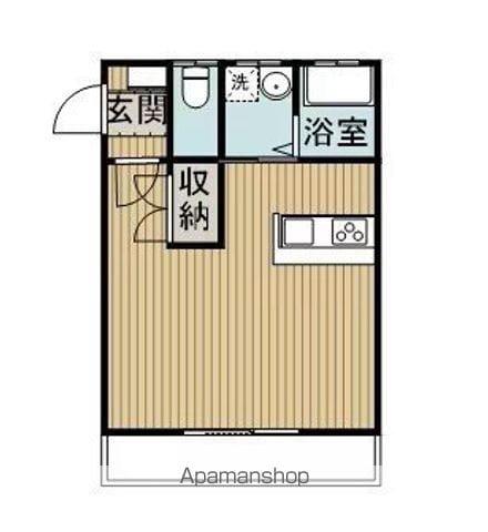 住吉ロードハウス(1K/1階)の間取り写真