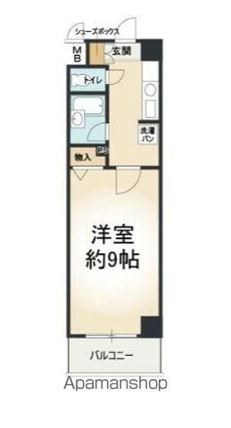 エトワール25(1K/5階)の間取り写真