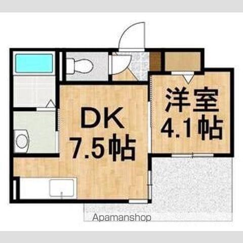 和MISAWA(1DK/1階)の間取り写真