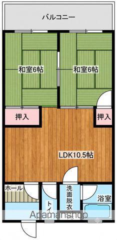 坂田マンション(2LDK/1階)の間取り写真