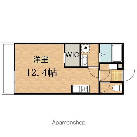 ヒルズ豊田(ワンルーム/3階)の間取り写真