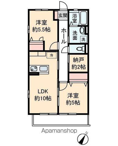 MA MAISON(2LDK/1階)の間取り写真