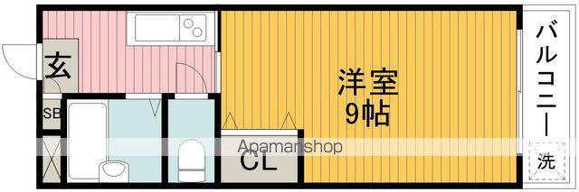 メゾンドール豊寿荘(1K/4階)の間取り写真