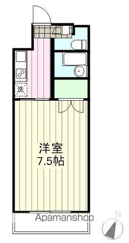 第3レジュエール(1K/1階)の間取り写真