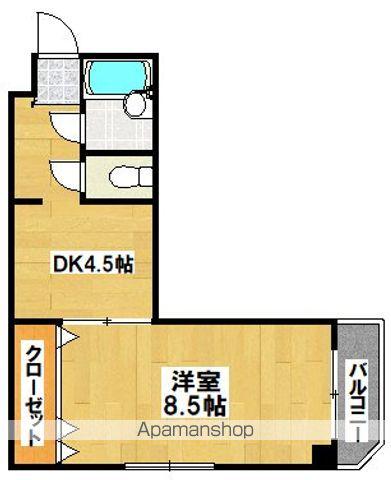 プリメゾンアビコ(1DK/5階)の間取り写真