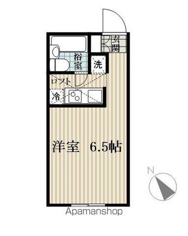 レモンハウス(1K/1階)の間取り写真