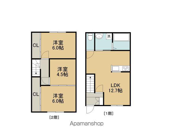 メゾンタイム(3LDK/1階)の間取り写真