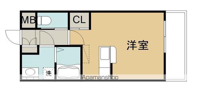 SUNGRACE LUCEⅡ(ワンルーム/1階)の間取り写真