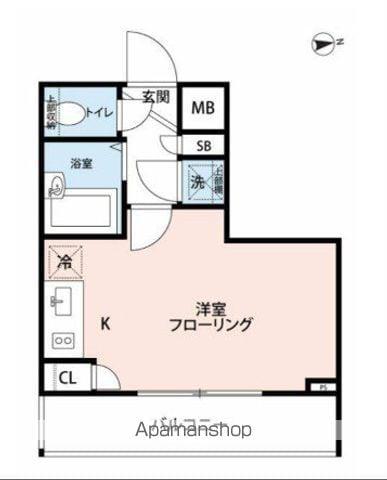 マイナビSTAYミライエ新桜台(ワンルーム/3階)の間取り写真