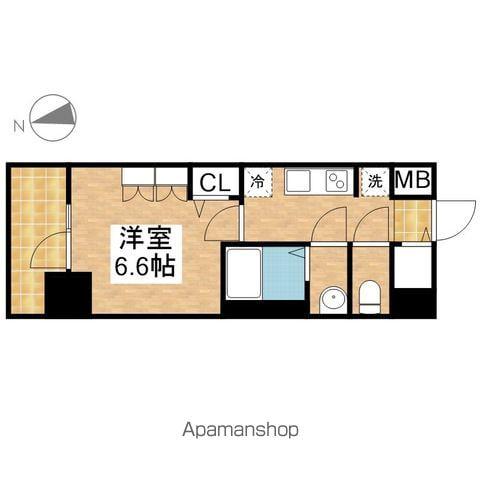 プレサンス上前津ディアシス(1K/8階)の間取り写真