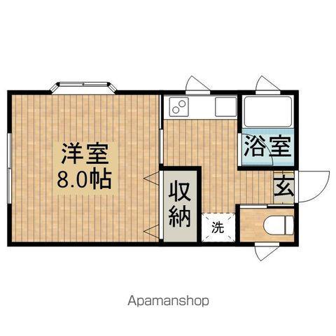 VILLA長田(1K/1階)の間取り写真