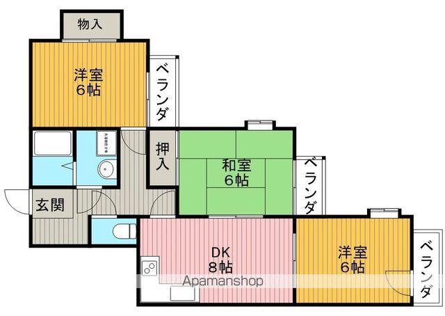 コニファーヒルズ(4LDK/4階)の間取り写真