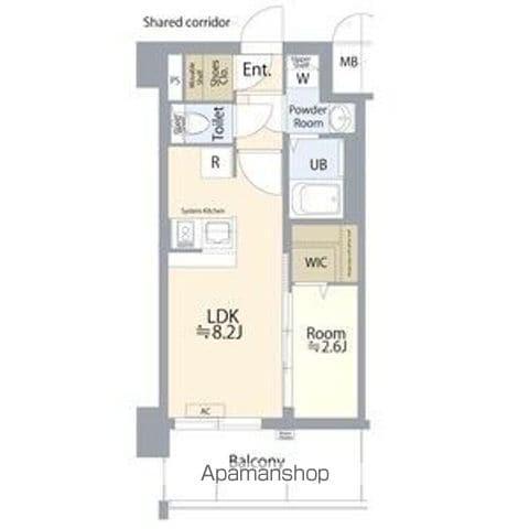 エスプレイス名古屋神宮前(1LDK/3階)の間取り写真