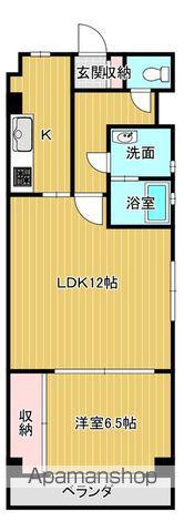 メゾンシャルマン・エレガンテ(1LDK/1階)の間取り写真