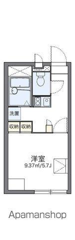 レオパレスBEL SUONO(1K/2階)の間取り写真