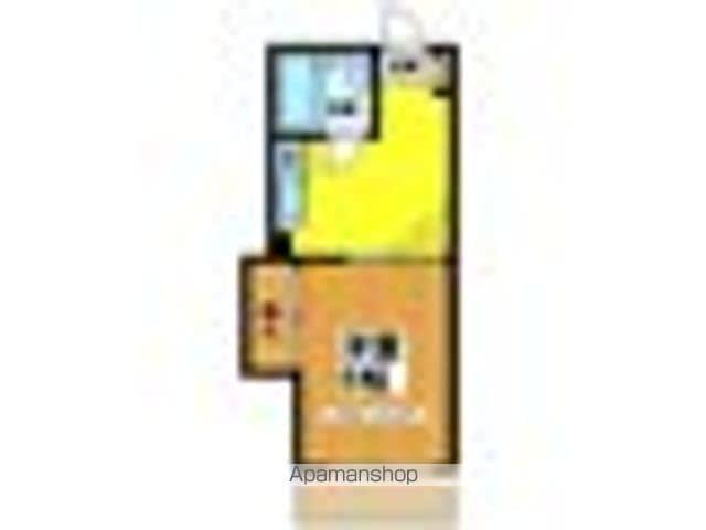 メゾネット松原(1K/1階)の間取り写真