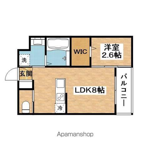 リアコート千里丘Ⅰサウス(1LDK/2階)の間取り写真