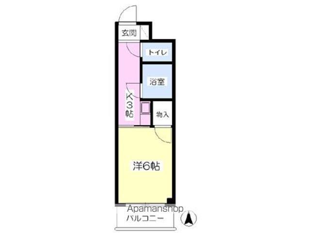 グランドール双海(1K/3階)の間取り写真