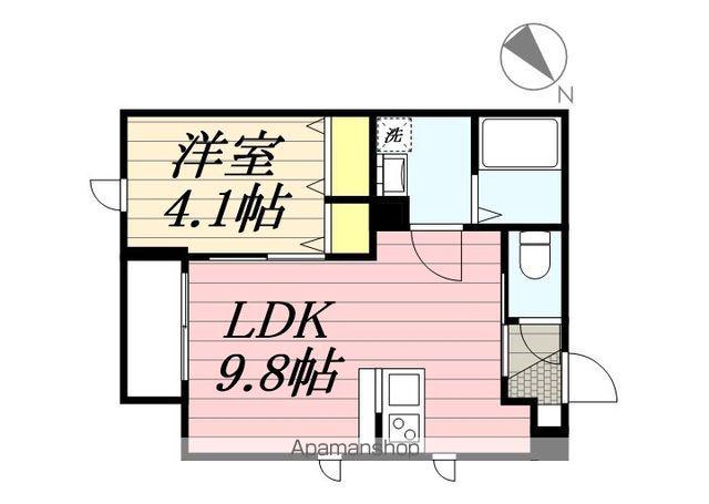 LUMINA SEASIDE(1LDK/1階)の間取り写真