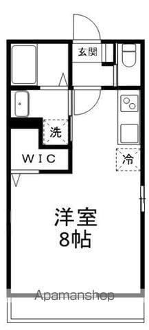 クオーレ習志野台Ⅰ(ワンルーム/3階)の間取り写真