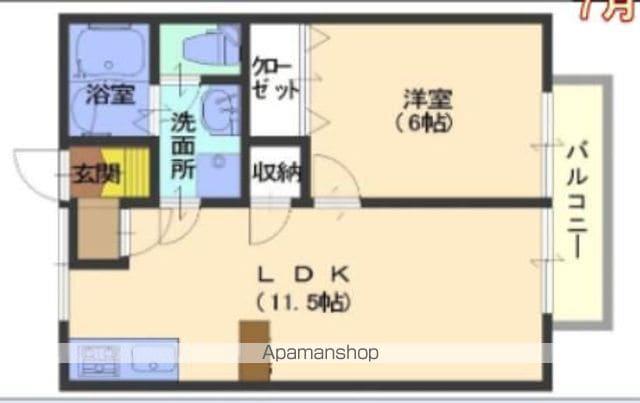 プレタメゾン大前Ⅰ(1LDK/2階)の間取り写真