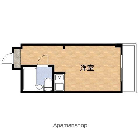 JPアパートメント泉佐野(ワンルーム/4階)の間取り写真