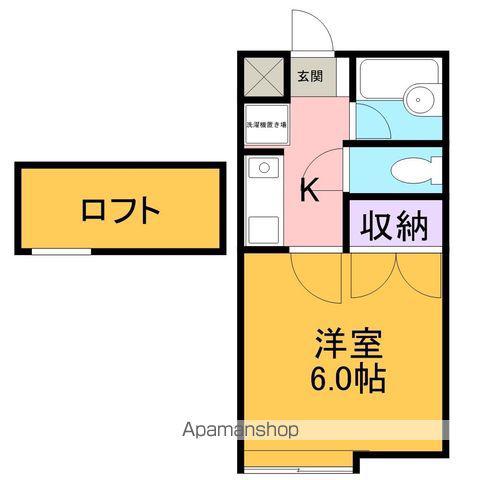 メゾンエスポア(1K/2階)の間取り写真