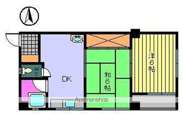 田中ビル(2DK/3階)の間取り写真