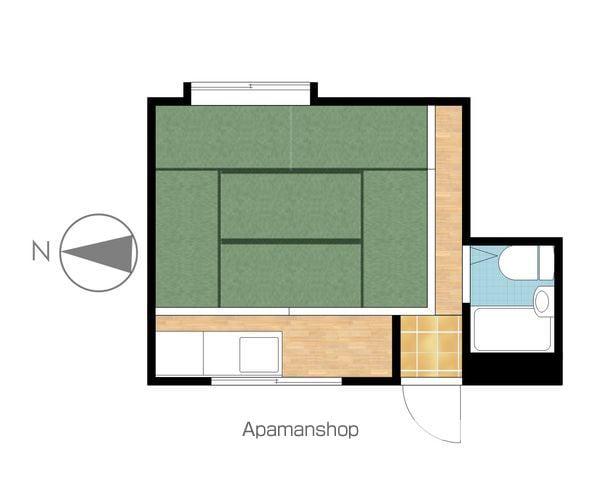 ダイナビレッジ江南(ワンルーム/2階)の間取り写真
